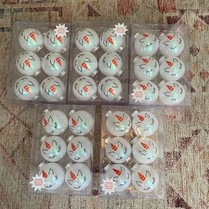 Unicorn shatter proof ornaments 5pk